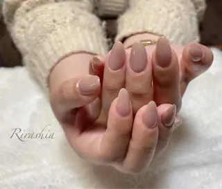 ネイル うる艶♡透明感ネイル Rirashiaのネイルデザイン