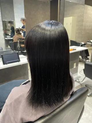 ミディアム カラー saho .のヘアスタイル