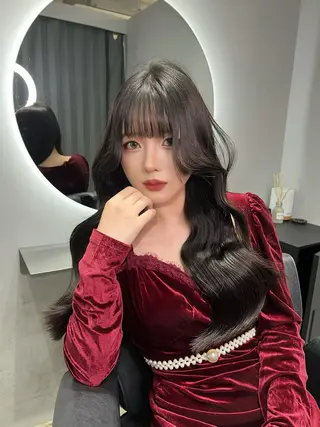 ロング etora 渋谷所属・ワンホンヘア🇨🇳 髪質改善/itaruのヘアスタイル