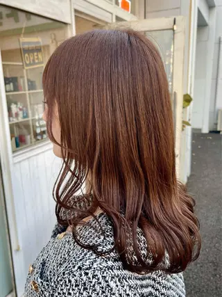 セミロング 🍭透明感カラー 志賀拓海🍬🌈のヘアスタイル