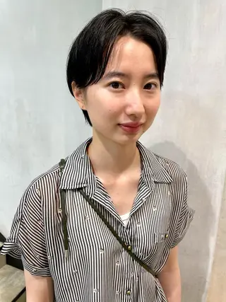 ショート ミゾブチ ユリカのヘアスタイル