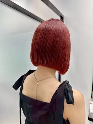 ショート SALOWIN心斎橋Suite店所属・ブリーチ毛にもできる 縮毛矯正|鷹司郎のヘアスタイル