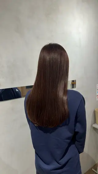 セミロング カラー Garland 表参道所属・ミディアムレイヤー/ 艶カラー🎀　emiのヘアスタイル