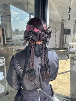 ヘアアレンジ 💫miyu💫デザ インカラー/アレンジのヘアスタイル