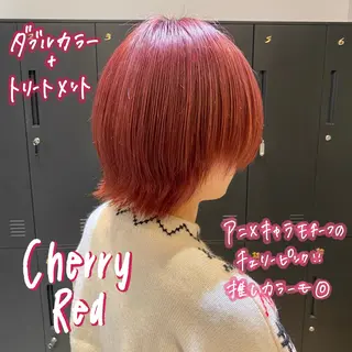 ショート カラー 暖色艶color / ボブ🦩Rioのヘアスタイル