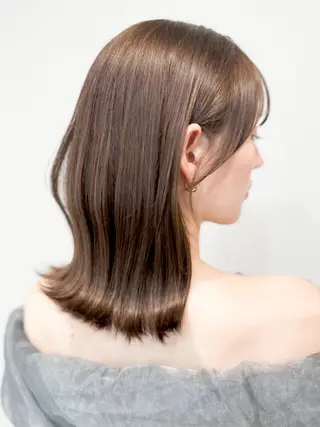 ミディアム 韓国アイドルヘア🤍 nanako🦋のヘアスタイル