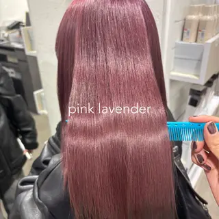 セミロング カラー 髪質改善ストレート /暖色カラー🎀🪞のヘアスタイル