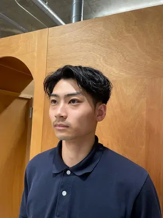 メンズ パーマ/メンズ/ 鮫島竜海のヘアスタイル