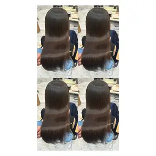 ロング カラー 髪質改善/縮毛矯正/ 韓国ヘア/店長敦士のヘアスタイル