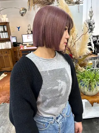 ミディアム カラー YURAGI🌿 SAKIのヘアスタイル