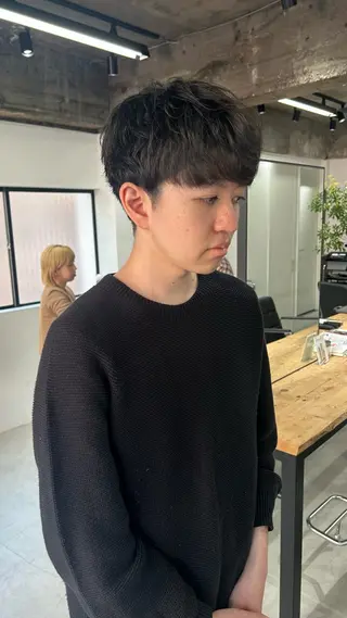 ショート メンズ fifth 原宿　【フィフス】所属・fifth/メンズ パーマ/川﨑泰就のヘアスタイル