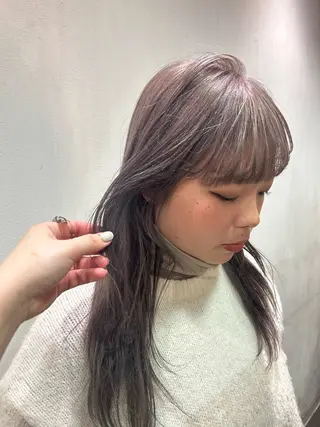 セミロング ハイトーン/ブリーチ 🧁soraのヘアスタイル