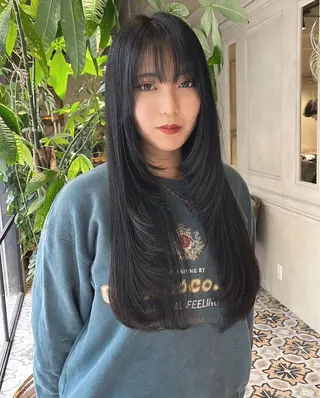 ロング み うのヘアスタイル