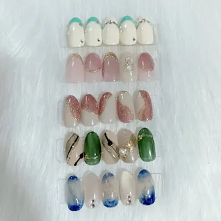 ネイル トータルビューティーサロンBeautiful Me,牛久店所属・beautiful me natsukiのネイルデザイン
