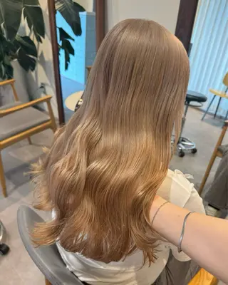 ロング カラー ayaka♡ 柔らかカラーのヘアスタイル