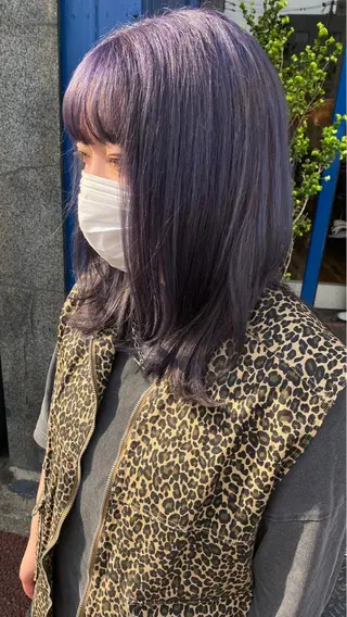 セミロング 中尾 未来/艶カラー /カットモデルのヘアスタイル