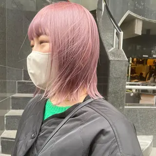 ショート カラー 🍊暖色×顔周り 🍊cocoroのヘアスタイル