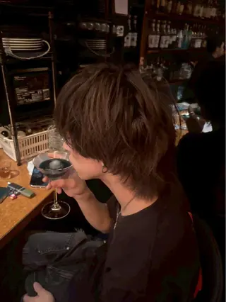 カラー メンズ 新谷 來のヘアスタイル