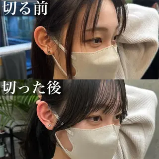ロング カラー SALOWIN原宿AROA店所属・顔まわり神カット✂︎ 齋藤雄大【表参道】のヘアスタイル