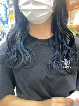 セミロング nico🏁 rihoのヘアスタイル