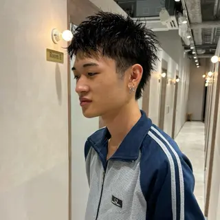 メンズ garage.所属・スパイキーショート 平出天翔のヘアスタイル