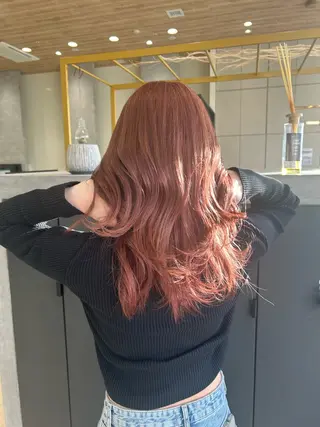 ロング 🐰ྀིあやの ハイトーン🧁ྀིのヘアスタイル