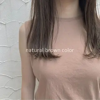 ミディアム カラー CLUTCH天王寺 西藤遥河のヘアスタイル