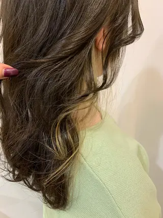 ロング カラー Lolonois梅田 /Okazaki:)のヘアスタイル