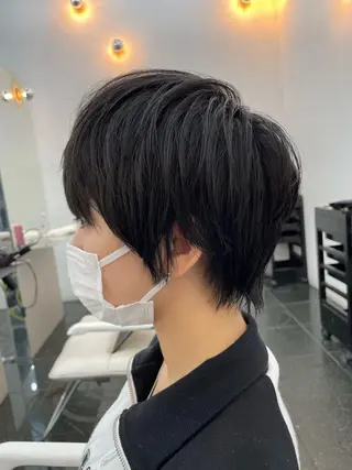 ショート 艶髪韓国レイヤー 🇰🇷✨小清水✨のヘアスタイル