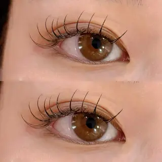 マツエク・マツパ アイブロウ&マツパ カラーモデルまなみのマツエク・マツパデザイン