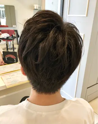 メンズ ショート/白髪ぼかし 君和田若菜のヘアスタイル