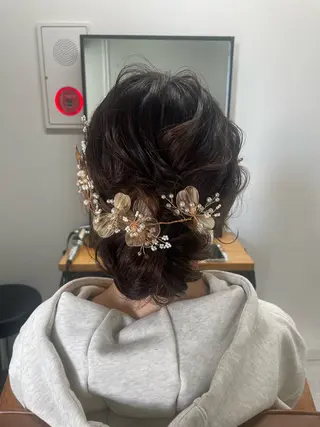 ヘアアレンジ メンズモテパーマ💙 fuwaのヘアスタイル