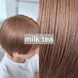 カラー パーマ/ 艶カラー/賢慎のヘアスタイル