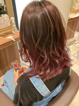 セミロング 髪質改善 阪口 雄佑のヘアスタイル