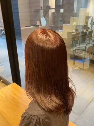 ミディアム カラー 愛莉/ラベンダー/ ベージュ/ブラウンのヘアスタイル