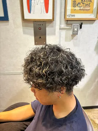 ショート パーマ メンズ ✨ Ayatoのヘアスタイル