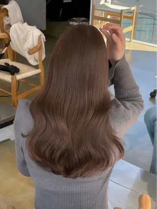 ロング mihiro 美優のヘアスタイル