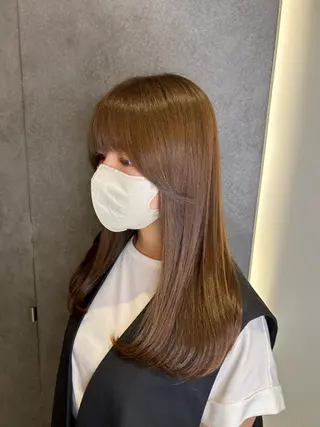 ロング カラー ヘアアレンジ 美髪矯正/ 伊藤 更のヘアスタイル