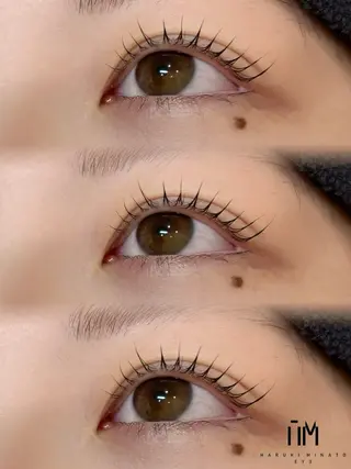 マツエク・マツパ HARUKIMINATO EYE 原宿所属・りじゅ HM EYEのマツエク・マツパデザイン