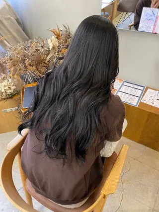 ロング カラー NIKO/名古屋/ 伏見/花屋併設のヘアスタイル