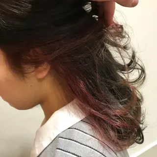 ミディアム 長谷川 誠志のヘアスタイル