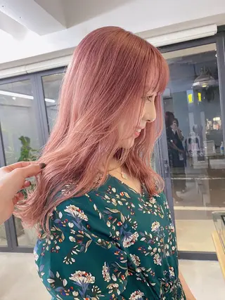 ロング カラー ヘアアレンジ flamme Annaのヘアスタイル