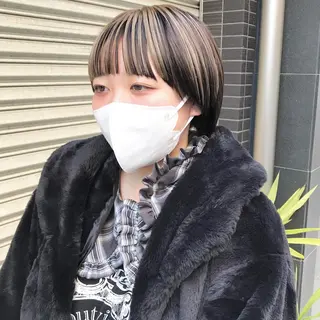 ショート カラー ✂︎ウルフ・ショート ✂︎MIKUNIのヘアスタイル
