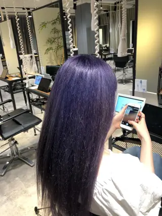 ロング カラー GIEN 末吉 海斗のヘアスタイル