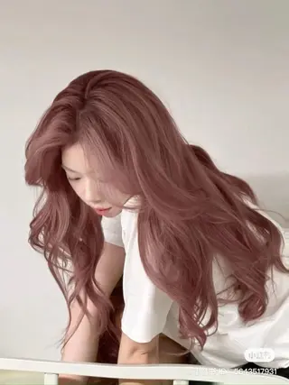 ロング カラー 🎀暖色/ラベンダー /paru🤍のヘアスタイル