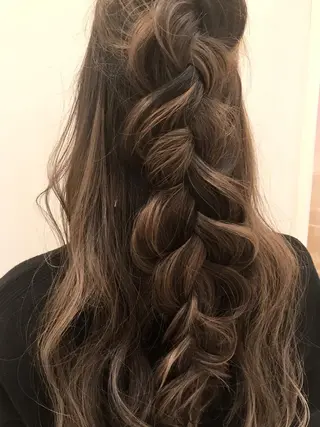 ロング シールエクステ⭐️ オオミタクヤのヘアスタイル