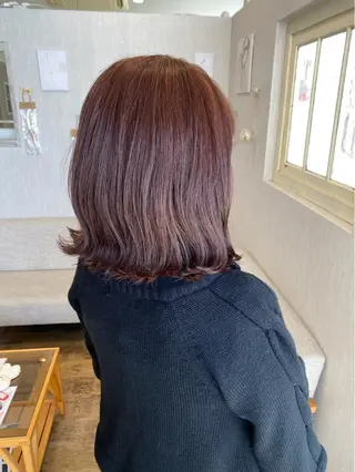 ミディアム 長尾ゆりの/ボブ/ ベージュ/ハイトーンのヘアスタイル