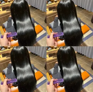 ロング カラー 髪質改善 /美髪矯正🫧ゆたかのヘアスタイル