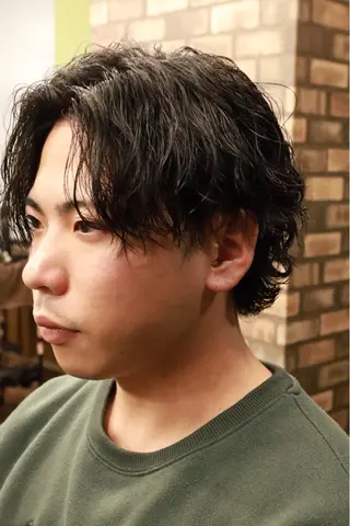 ミディアム Maison所属・メンズ特化 浜本志厳のヘアスタイル