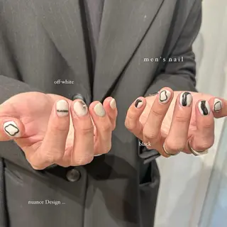 メンズ ネイル メンズ特化🏹カット パーマ/チヒロ🤍のヘアスタイル